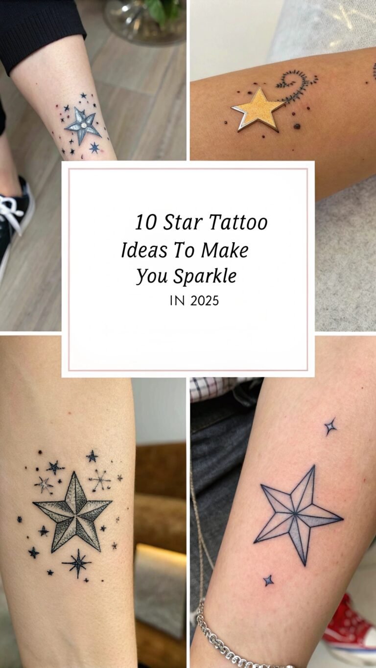 10 Star Tattoo Ideas to Make You Sparkle in 2025