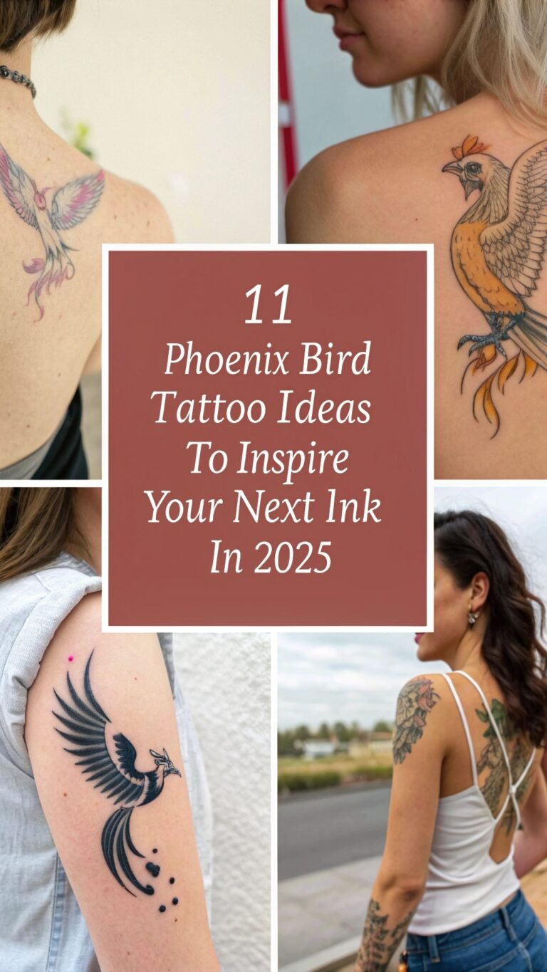 11 Phoenix Bird Tattoo Ideas to Inspire Your Next Ink in 2025