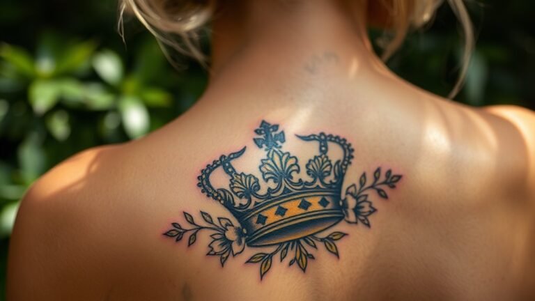 crown tattoo symbolism significance