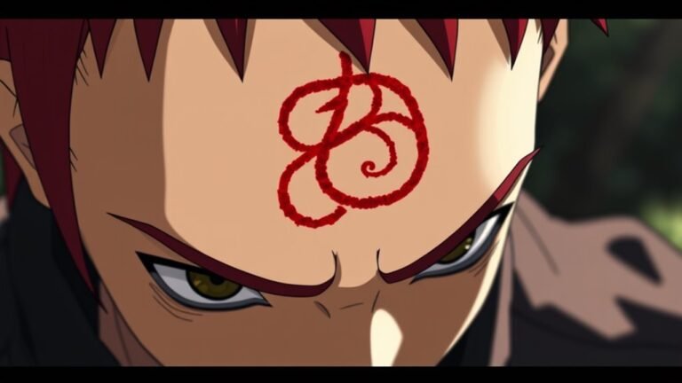 gaara s tattoo represents strength