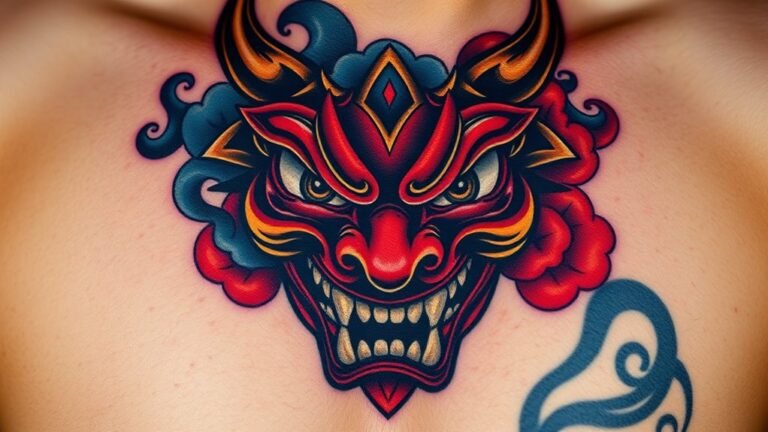 hannya mask tattoo symbolism