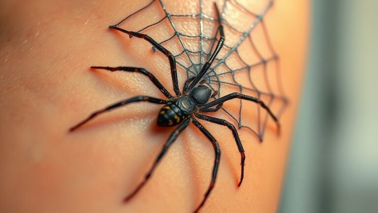 spider web tattoo symbolism