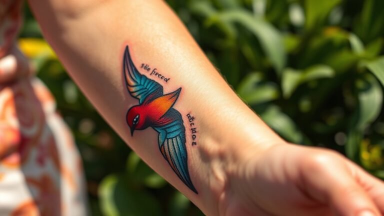 swallow bird tattoo symbolism