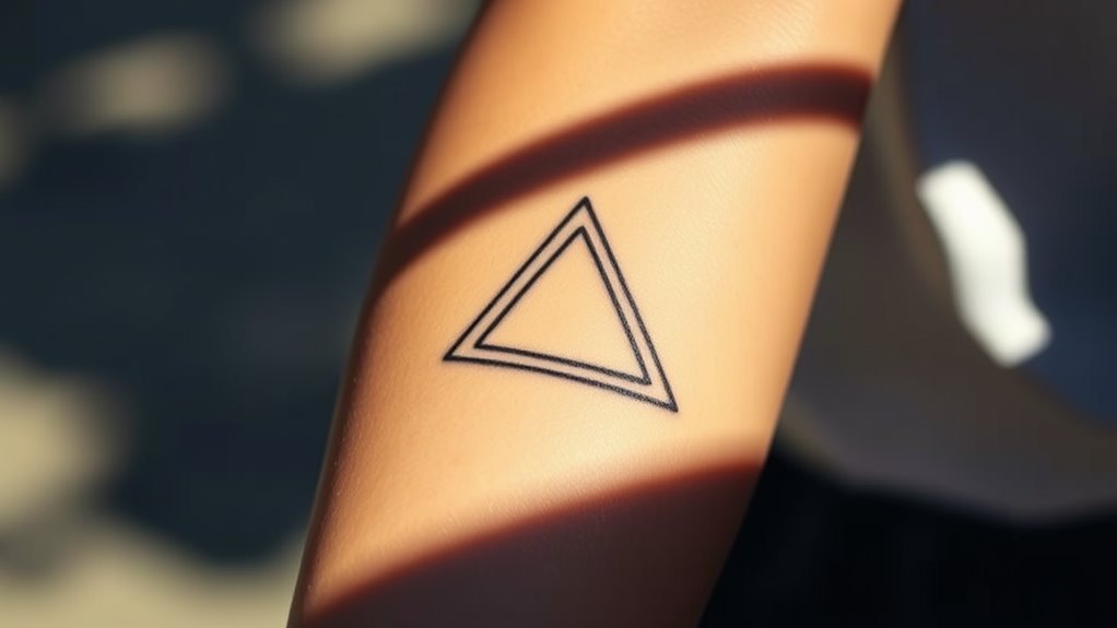 triangle tattoo symbolism explained